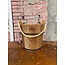 Wooden bucket Sauna (Oak) 'Dark oil'