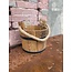 Wooden bucket Sauna (Oak) 'Dark oil'