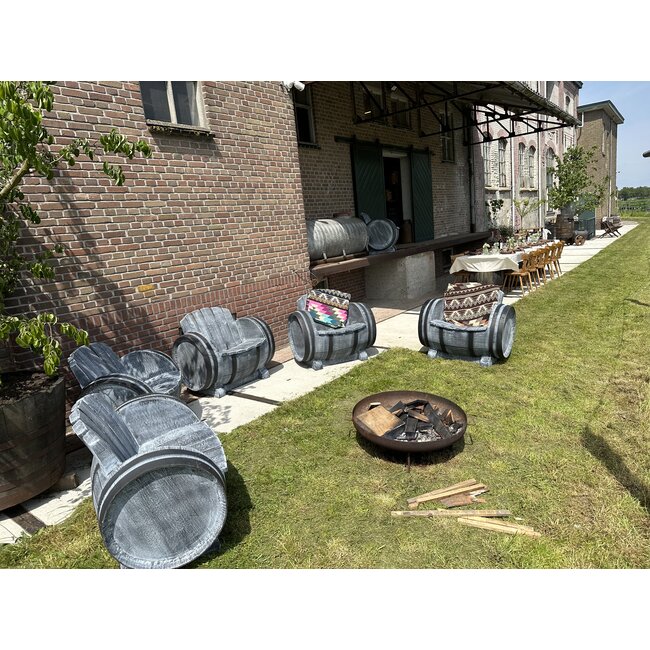 Barrel Atelier Tuin lounge Fauteuil 'AOC' - Lounge-tuinstoel van kunststof