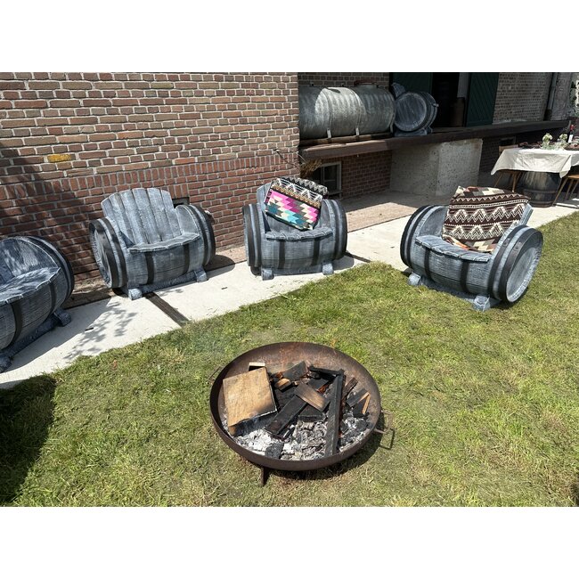 Barrel Atelier Tuin lounge Fauteuil 'AOC' - Lounge-tuinstoel van kunststof
