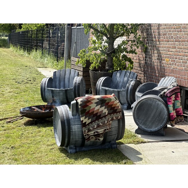 Barrel Atelier Tuin lounge Fauteuil 'AOC' - Lounge-tuinstoel van kunststof