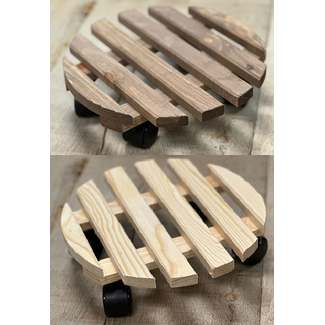 Houten Trolley 'Rond' Houten Trolley 'Rond'
