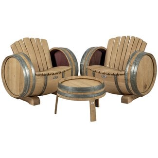 Barrel Atelier Wine barrel lounge set