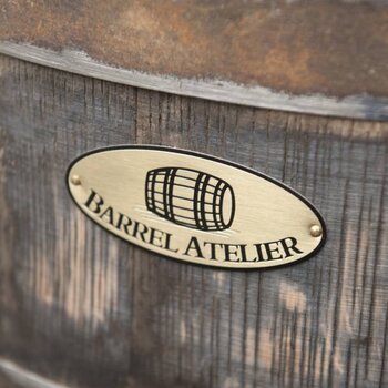 Wine barrel rain barrels