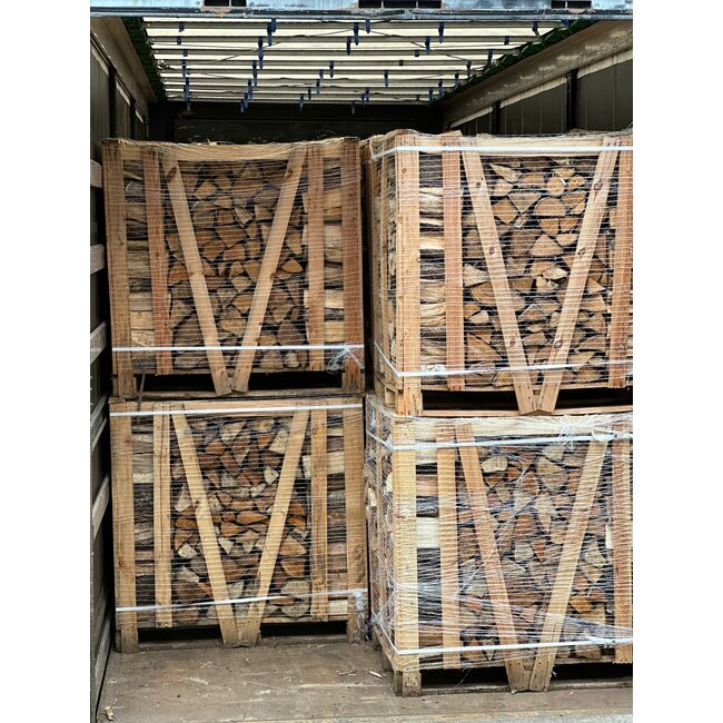 ÉÉNMALIG OP = OP Palletkrat Droog Haardhout