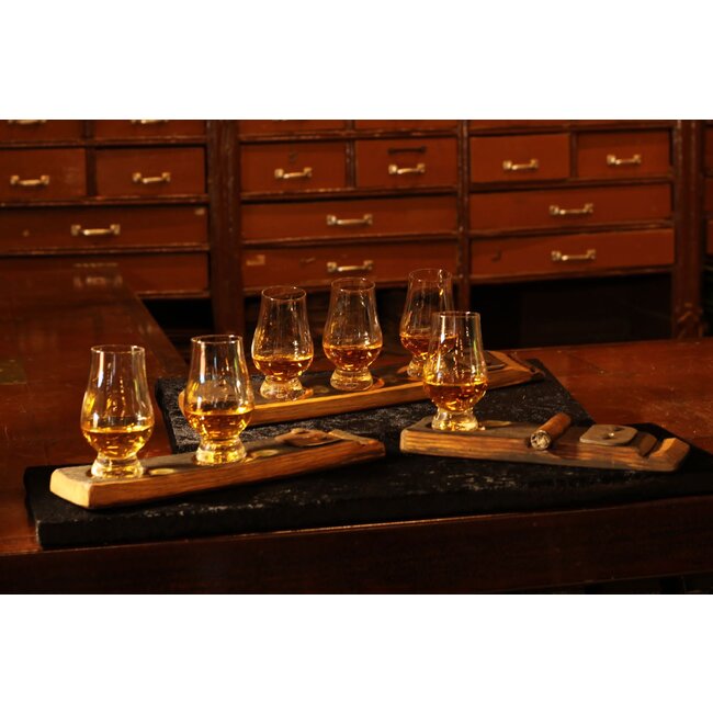 BA Limited Edition Proefplank 'Whisky' inclusief 1, 2 of 3 glazen