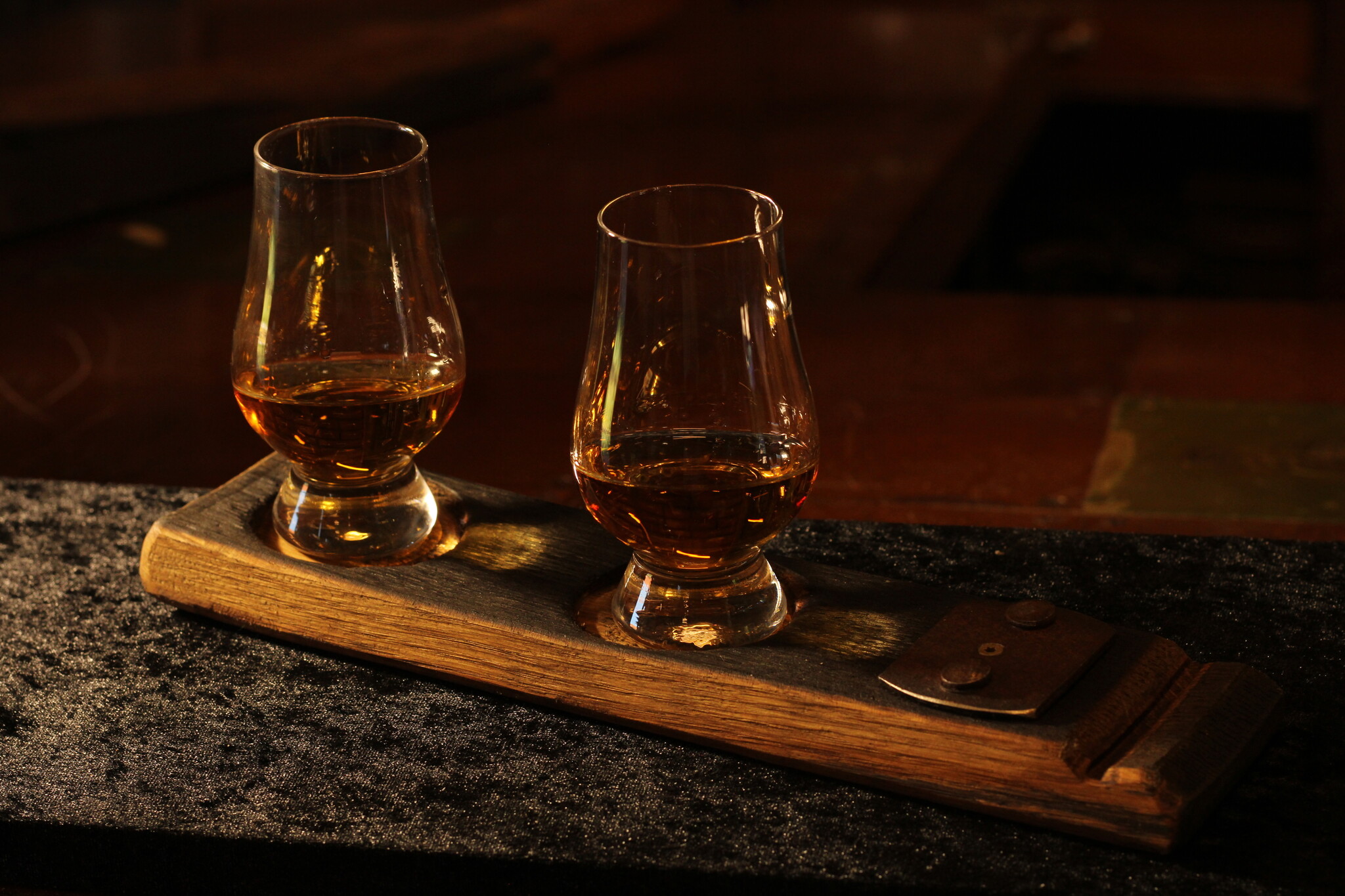 Proefplank 'Whisky' met glas Barrel Atelier