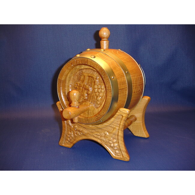 Wooden Barrel with tap 2,5 Ltr