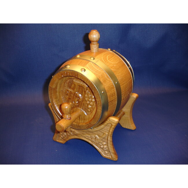 Wooden Barrel with tap 1 Ltr