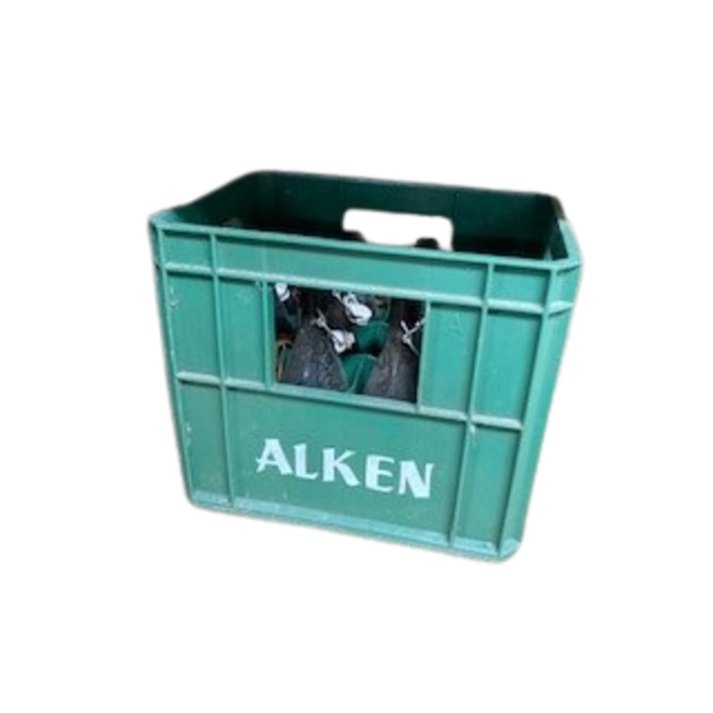 Original green crate 'ALKEN'