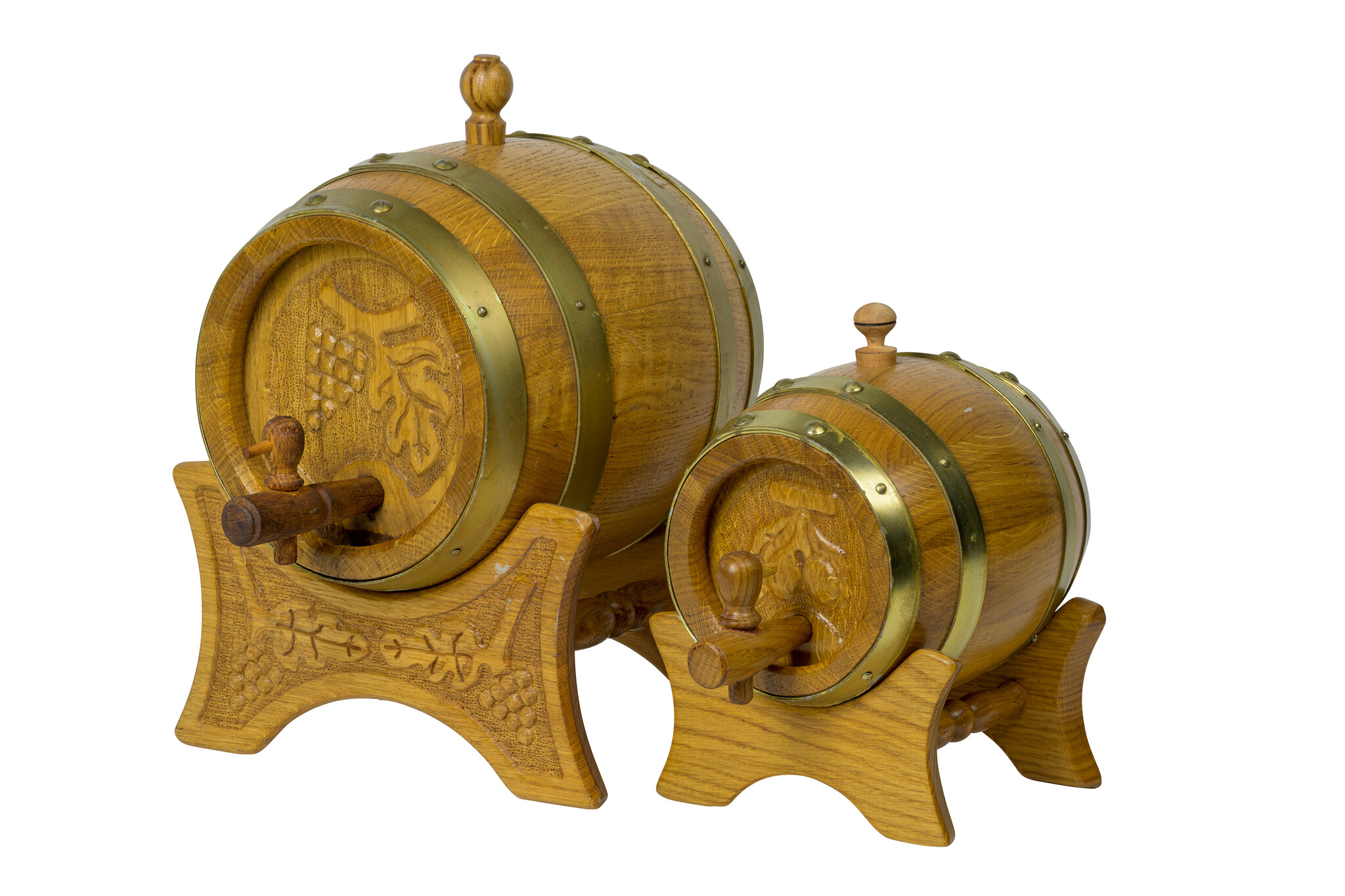 Whiskyvat 190 liter met kraan - decoratievat - regenton