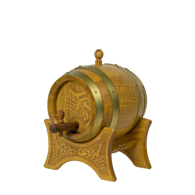 Wooden Barrel with tap 2,5 Ltr