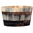 Half garden-Barrel 'DOURO' Old Look Chestnut Wood