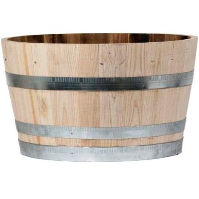 Half garden-Barrel' ALENTEJO' Natural Chestnut Wood