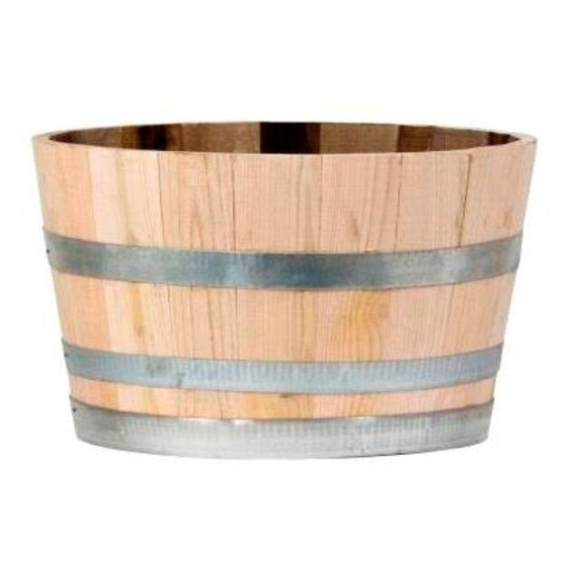 Half garden-Barrel' ALENTEJO' Natural Chestnut Wood