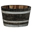 Half garden-Barrel 'ARRUDA' Black Chestnut Wood