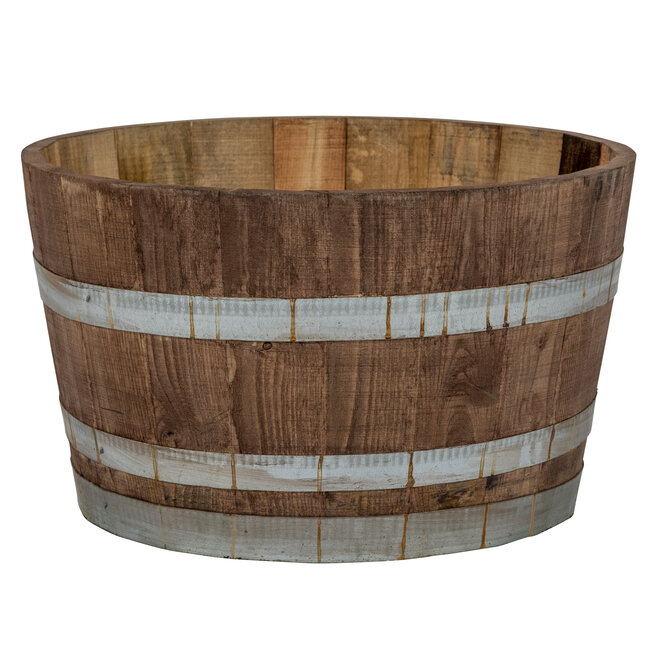 Half garden-Barrel 'BORBA' Bruin Chestnut Wood