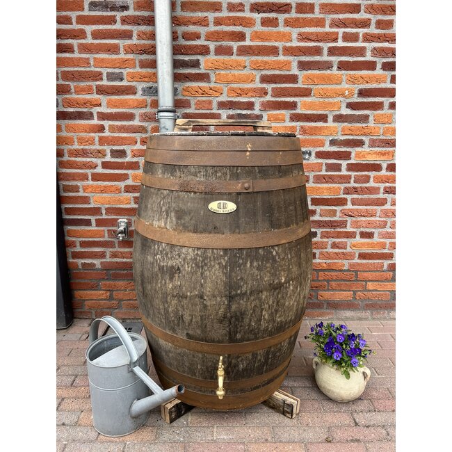 Houten Regenton "Port" 250Ltr. -met los deksel