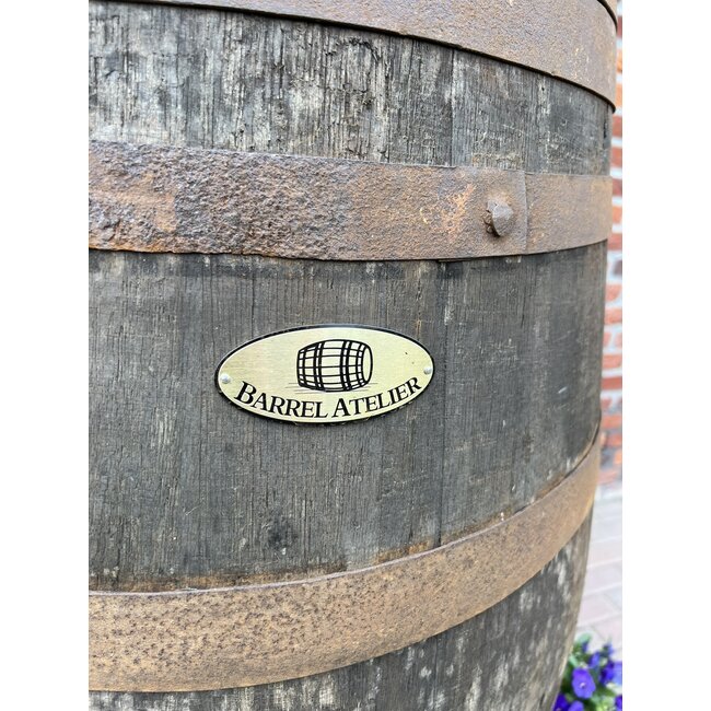 Houten Regenton "Port" 250Ltr. -met los deksel