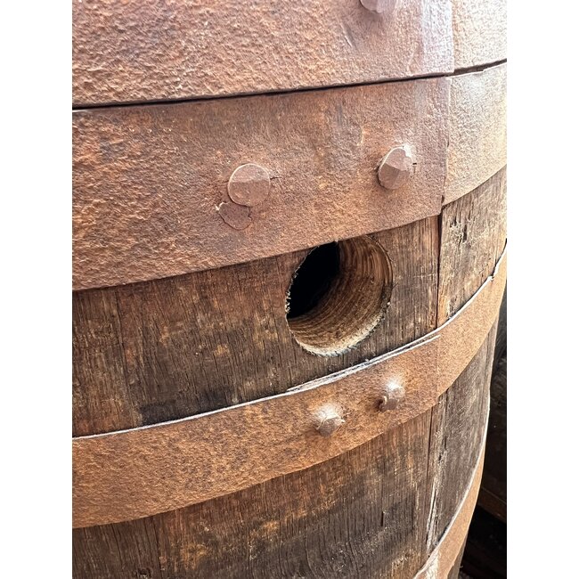 Houten Regenton "Port" 250Ltr. -met los deksel