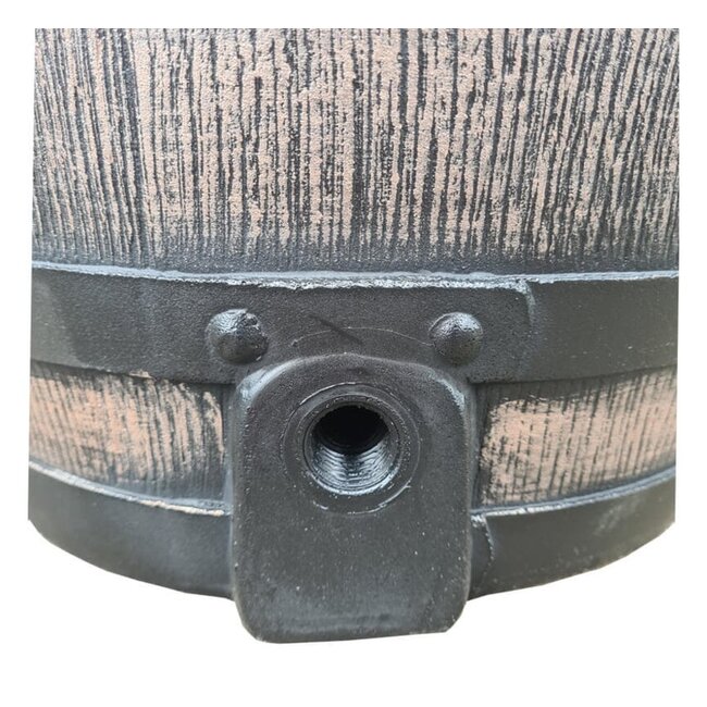 Kunststof Regenton 80 liter bruin