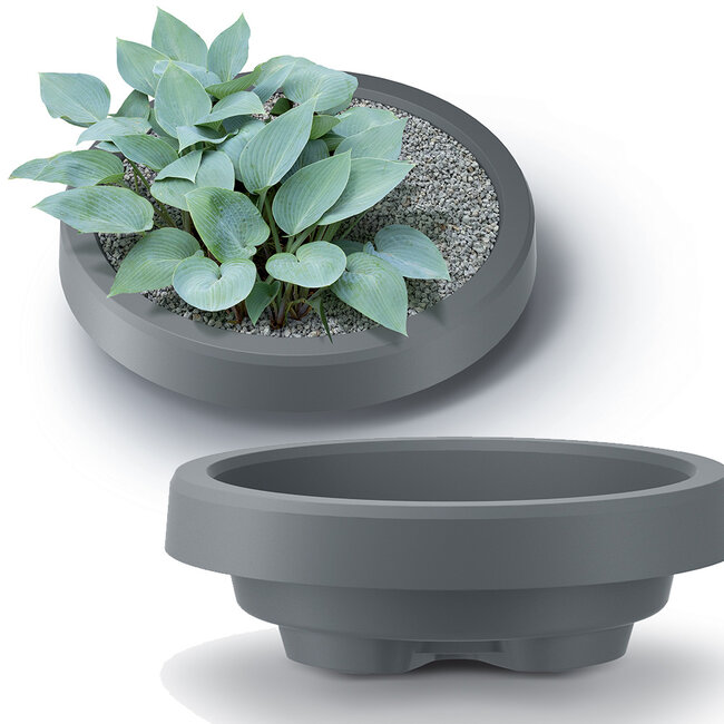 Kunststof Maze regenton 2 in 1 240 liter grijs