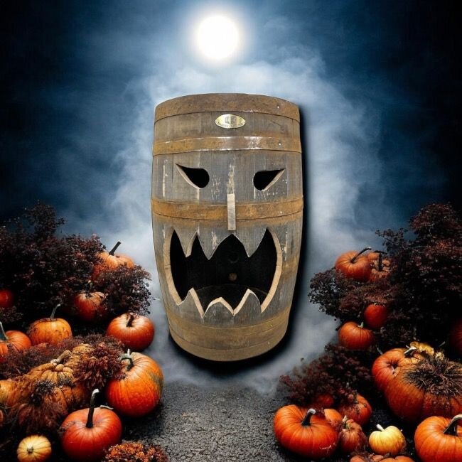Barrel Halloween Spook Lights