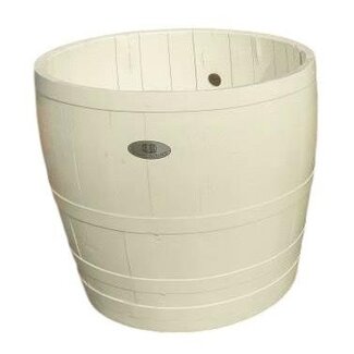 Barrel Atelier Wine barrel tub high"White"