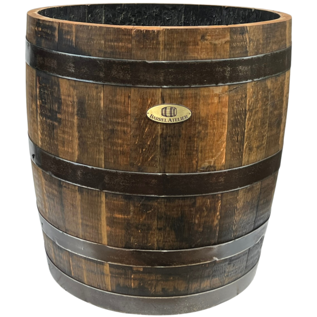Barrel Atelier Wooden Planter Black Edition - Copy
