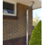 Zinc bend 80 mm 40° with socket