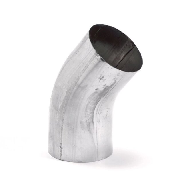 Zinc bend 80 mm 40° with socket