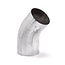 Zinc bend 80 mm 40° with socket