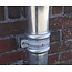 Zinken overschuif mof 80mm regenpijpbeugel