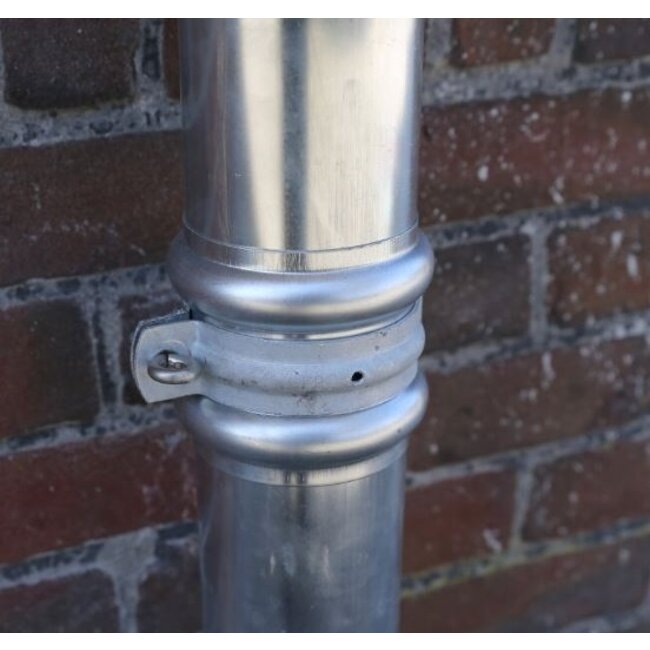 Hinged pipe bracket with internal thread, M8/M10