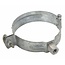 Hinged pipe bracket with internal thread, M8/M10