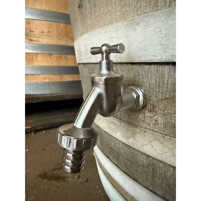 Wooden Rain Barrel 300L with Loose Lid