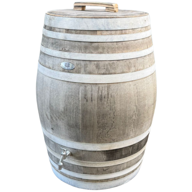 Houten regenton 300L Eiken wijnvat  los deksel