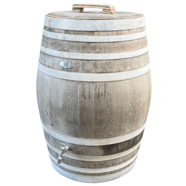 Houten regenton 300L Eiken wijnvat  los deksel