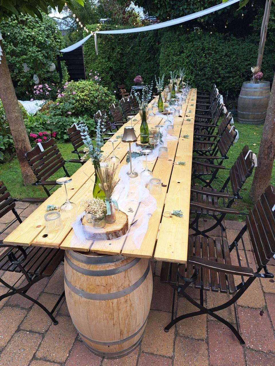 Wine Table Rent - Barrel Atelier