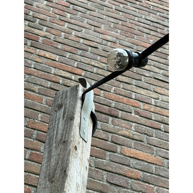 Wijnvat "The Pillar" met Houten Paal – Extra Verzwaard voor Prikkabels