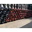 Kunststof Rain barrel terracotta 220 L with tap pp