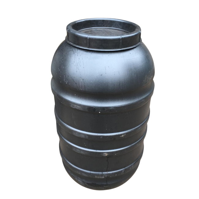 Kunststof Rain barrel black220 L