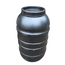 Kunststof Rain barrel black220 L