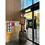Brandy" Wine Barrel with Wooden Pole – Extra Weighted for String Lights -Rent