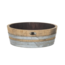 Brandy Barrel Quarter Tub Planter