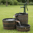 Whisky Barrel Water Tubs – 3-Piece Set