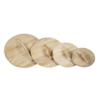 Barrel Atelier Chestnut Lid 50 - 100 - 150 liters with Handle