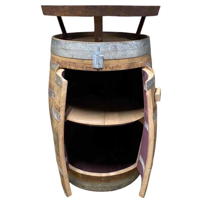 Barrel Atelier Statafel-kast Wijn "Brandy"