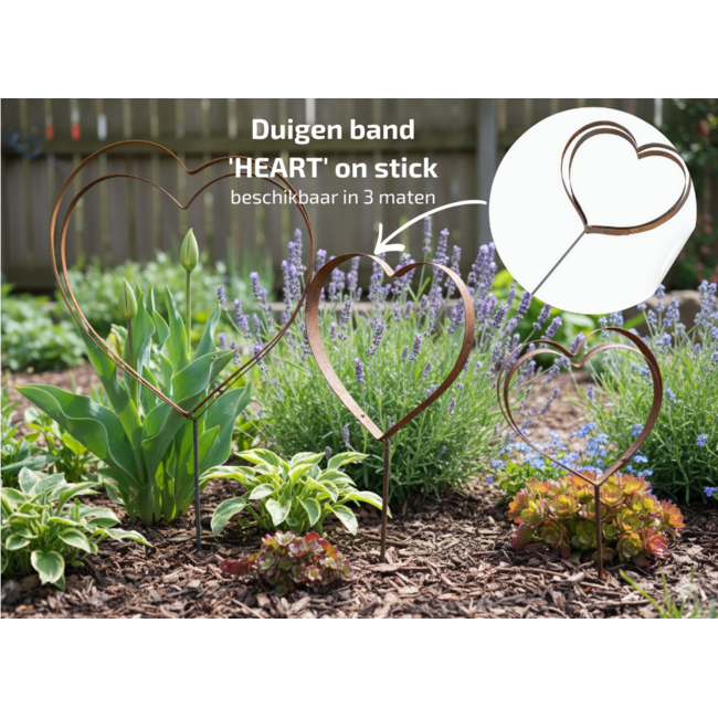 Barrel Atelier Duigen band 'HEART' on stick