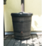 Kunststof Rain barrel  130 liter Woodlook conisch